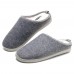 Men Soft Sole Round Head Slip Resistant Thicken Warm Home Winter Slippers